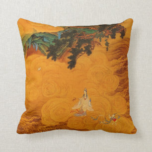 Guanyin in der Gezeiten- soliden Höhle Kissen