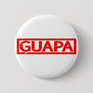 Guapa-Briefmarke Button