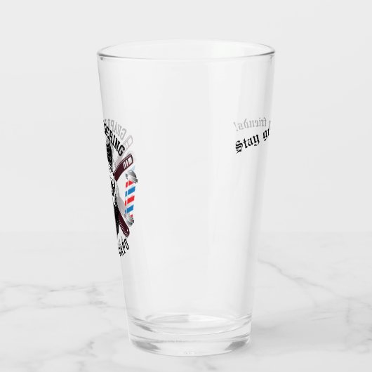 Guapo 16oz bleibe Guapo-Bierglas Glas (Links)