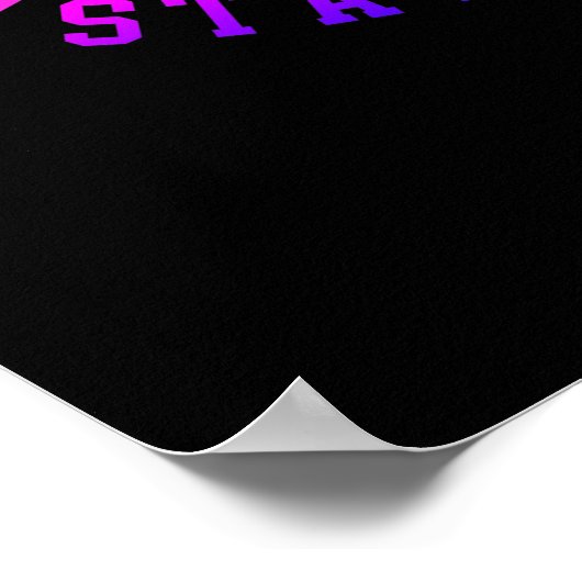 Guapo Barbering Black Gloss Poster W/ Rainbow (Ecke)