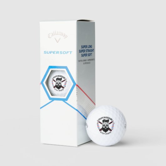 Guapo Barbering Custom Callaway Supersoft Golfball (Verpackung)