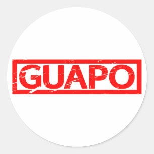 Guapo Briefmarke Runder Aufkleber
