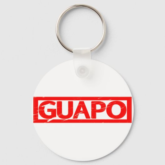 Guapo Briefmarke Schlüsselanhänger (Rückseite)