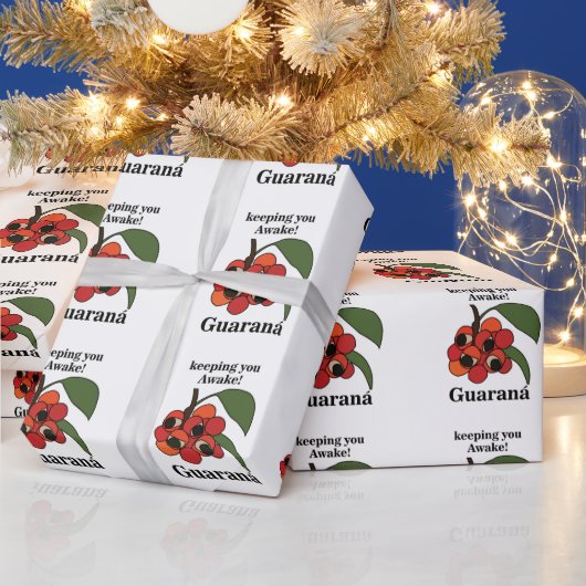 Guarana Plant Botanical Geschenkpapier (Feiertage)