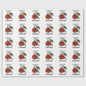 Guarana Plant Botanical Geschenkpapier (Flach)