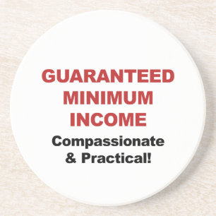 Guaranteed Minimum Income Sandstein Untersetzer