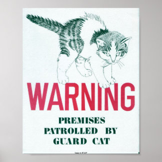 Guard Cat Poster