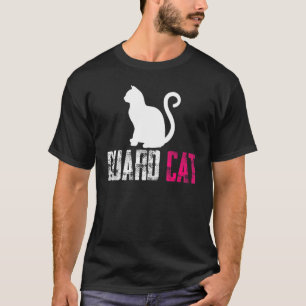 Guard Cat Security And Protect  Present T-Shirt