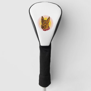 Guard Dog Belgisch Malinois Shepherd Golf Headcover