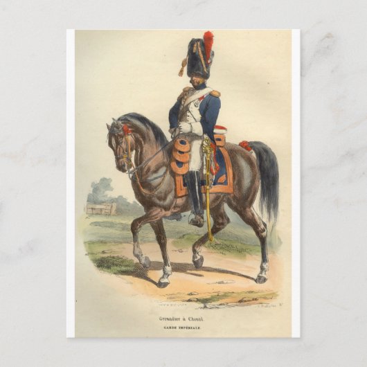 Guard Horse Grenadier Postkarte (Vorderseite)