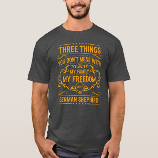 Guard Hund Polizei Hund Liebe Retro-Retro T-Shirt