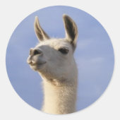 Guard Llama Runder Aufkleber (Vorderseite)