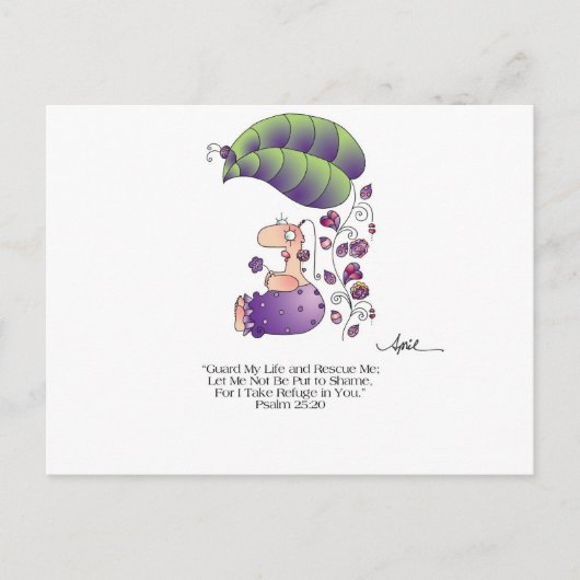 GUARD MY LIFE Postcard bis April McCallum Postkarte (Vorderseite)