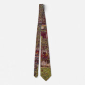 Guardaboschi Haus von Gustav Klimt, Vintage Kunst Krawatte (Rückseite)
