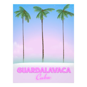Guardalavaca Kuba Vintage Reiseplakat Fotodruck