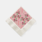 Guardanapo de Papel flores e joaninhas Serviette (Ecke)