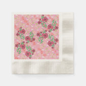 Guardanapo de Papel flores e joaninhas Serviette (Vorderseite)