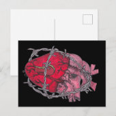 GUARDED HEART POSTKARTE (Vorne/Hinten)
