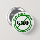 Guarden gegen GMO Button (Vorne & Hinten)