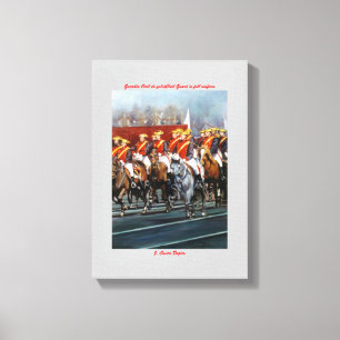 Guardia Civil der Gala/Ziviler Guard in full Leinwanddruck