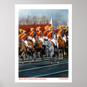 Guardia Zivil de gala/Zivil Guard in vollständiger Poster