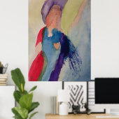 Guardian Angel Abstrakt Art Poster (Heimbüro)
