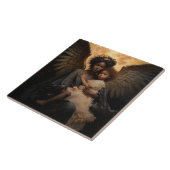 Guardian Angel African Angel Fliese (Seite)