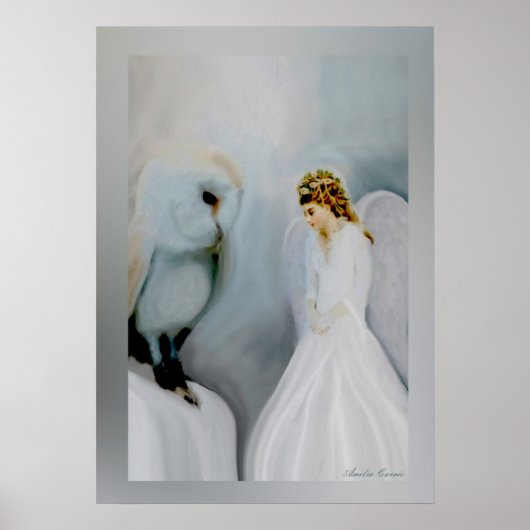 Guardian Angel and Owl Poster (Vorne)