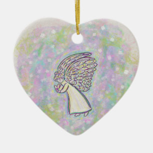 Guardian Angel Art Custom Holiday Geschenk Ornamen Keramik Ornament