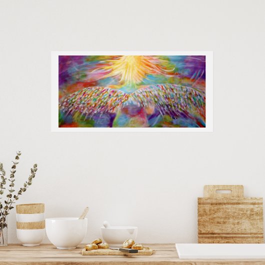 "Guardian" Angel Art Print Poster (Küche)