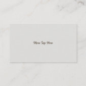 Guardian Angel at Night Business Card Visitenkarte (Rückseite)