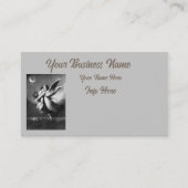 Guardian Angel at Night Business Card Visitenkarte (Vorderseite)