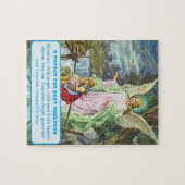 Guardian Angel Baby Boy Keepake Puzzle (Horizontal)
