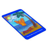 Guardian Angel Beach Art Custom Rectangle Magnete (Rechte Seite)