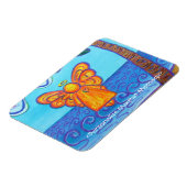 Guardian Angel Beach Art Custom Rectangle Magnete (Linke Seite)