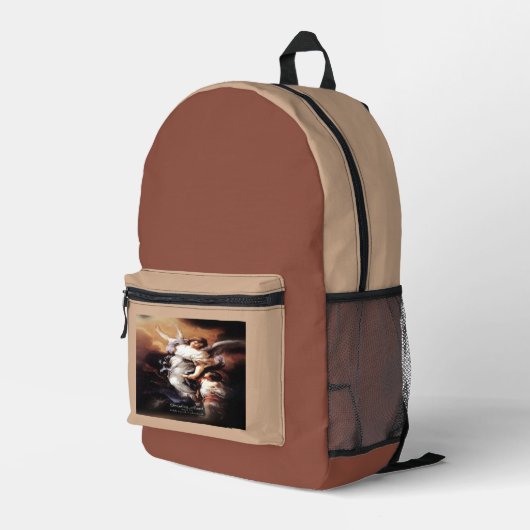 Guardian Angel Bedruckter Rucksack (Rückseitige Ecke Rechts)
