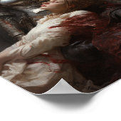 Guardian Angel beobachtet den Gotischen Krieger -  Poster (Ecke)