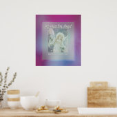 Guardian Angel beobachtet Sie Poster (Küche)
