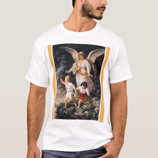 GUARDIAN ANGEL Bernhard Plockhorst 1886 T-Shirt (Vorderseite)