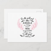 Guardian Angel Bible Scripture Verse Postkarte (Vorne/Hinten)