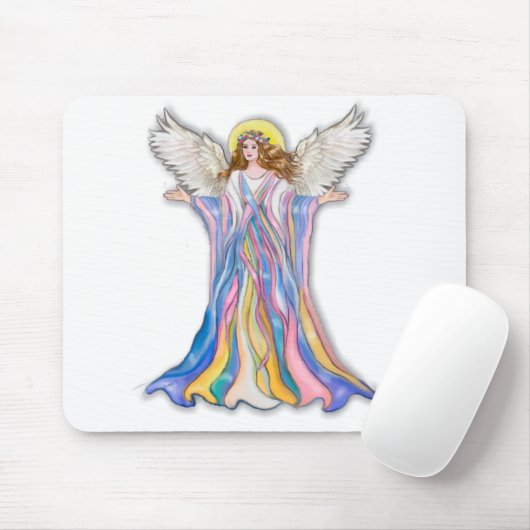 Guardian Angel Blessing Mousepad (Mit Mouse)