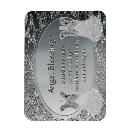Guardian Angel Blessings Magnet (Vertikal)