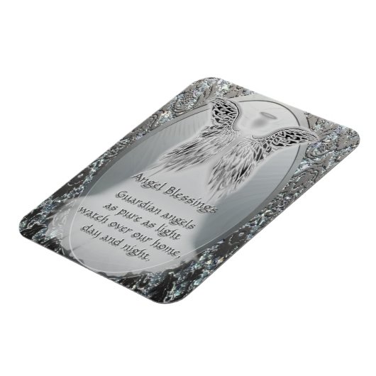 Guardian Angel Blessings Magnet (Linke Seite)