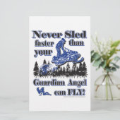 Guardian-Angel Briefpapier (Stehend Vorderseite)