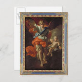 Guardian Angel, c.1685-94 Postkarte (Vorne/Hinten)