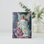 GUARDIAN ANGEL c. 1900 Postkarte (Stehend Vorderseite)