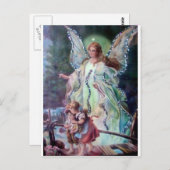 GUARDIAN ANGEL c. 1900 Postkarte (Vorne/Hinten)