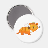 Guardian Angel Cat Magnet (Vorderseite/Rückseite)