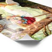 Guardian Angel Children Bridge Lindberg Fotodruck (Ecke)