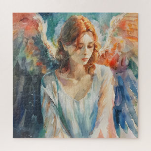 Guardian Angel Christianity Watercolor Puzzle